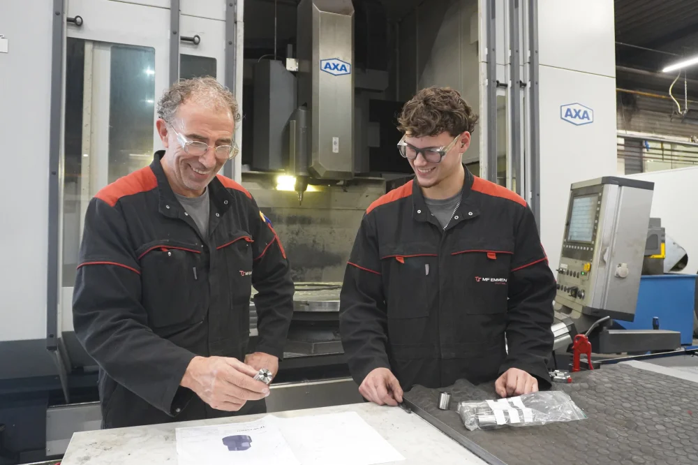 Marin aan het werk