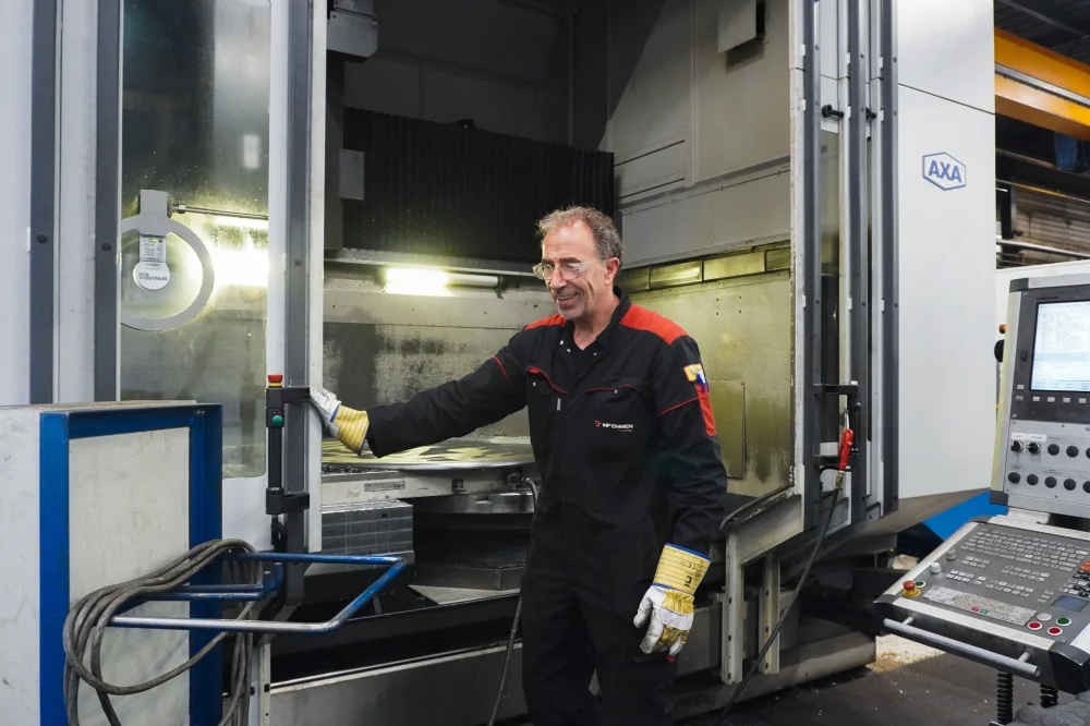 Jannes aan het werk