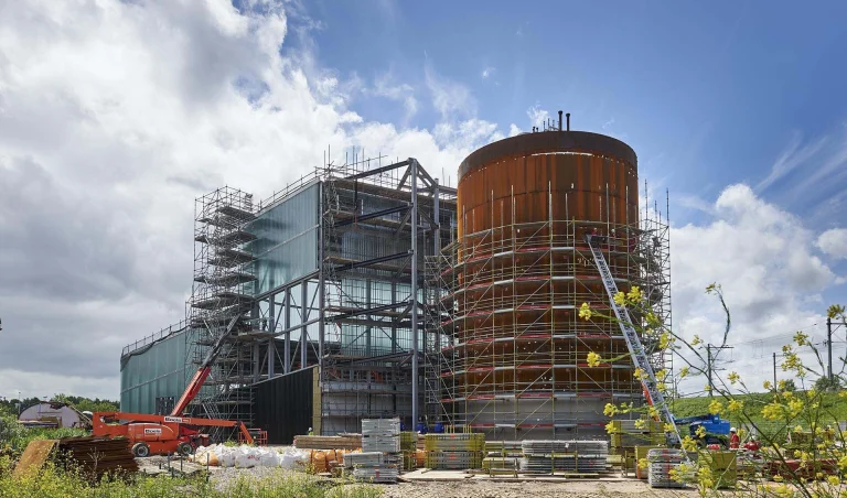 Stahlkonstruktionen, Treppen und Zäune für das Heizkraftwerk von Vattenfall