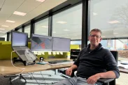 Marin aan het werk