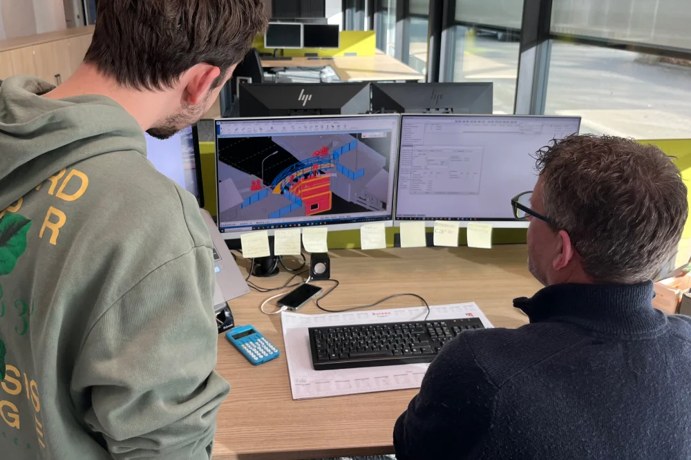 Gerrit aan het werk